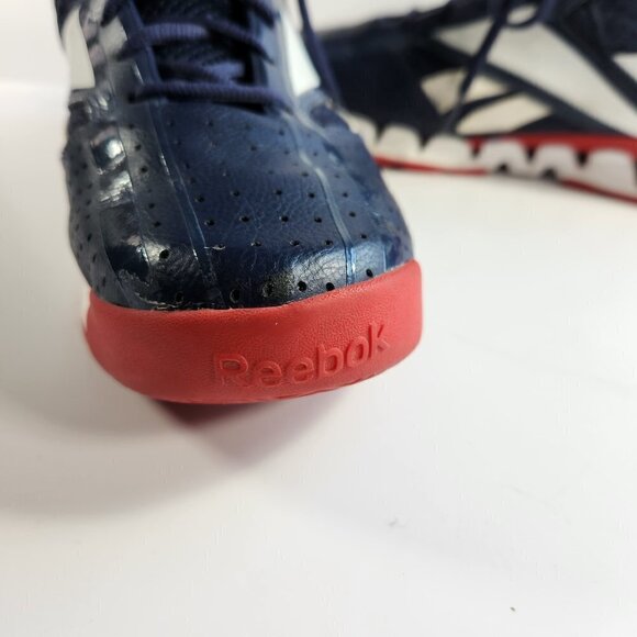 Reebok John Wall Season 2 Zigencore Basketball Mid Top Blue Mens 10.5 - Picture 7 of 16
